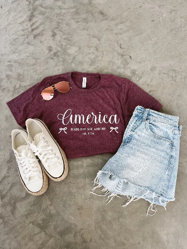 Layered T-ShirtsAmerica Made Graphic Tee