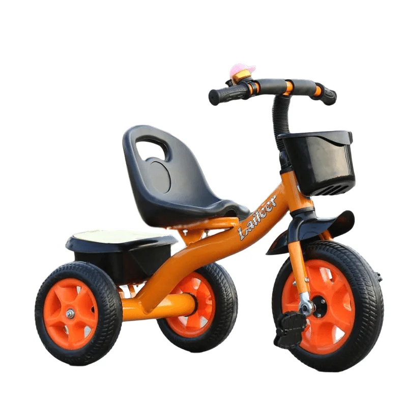 Lounge T-ShirtsLaiteer 3 Wheel Kids Pedal Adjustable Tricycle for Aged 2-6 Children Toddler Balance Bike Balance Training with BasketÔºÜLarge Axle Wheel Gifts