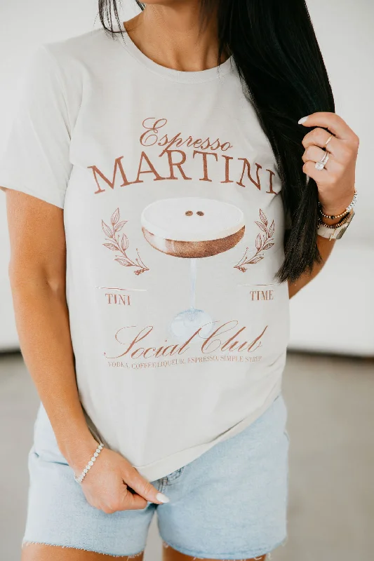 Embroidered T-ShirtsEspresso Martini Social Club Tee