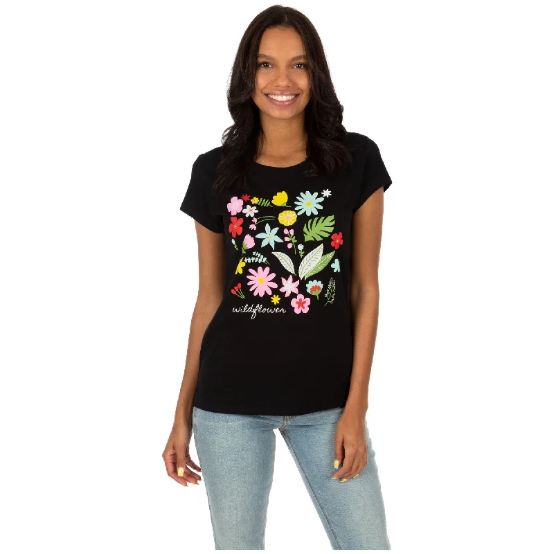 Work T-ShirtsWildflower Scoop Neck Tee