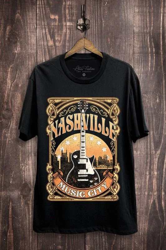 Cropped T-ShirtsMusic city Nash jersey Tee