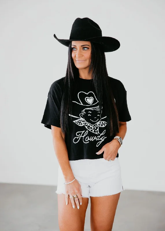 Colorblock T-ShirtsHowdy Cowboy Graphic Tee