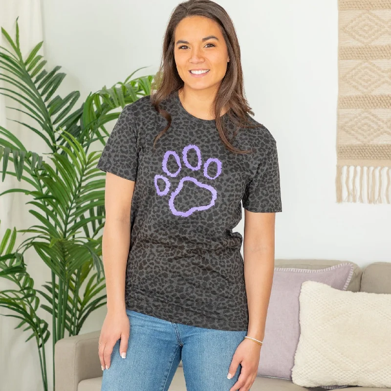 Fitted T-ShirtsLeopard Paw Tee