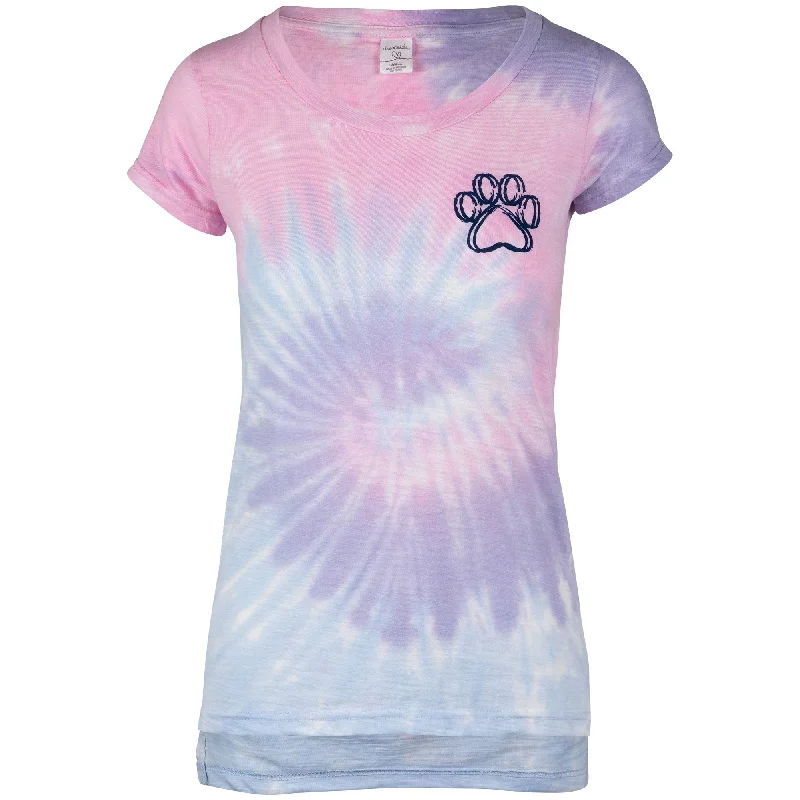 Organic Cotton T-ShirtsPaw Print Tie-Dye Tee