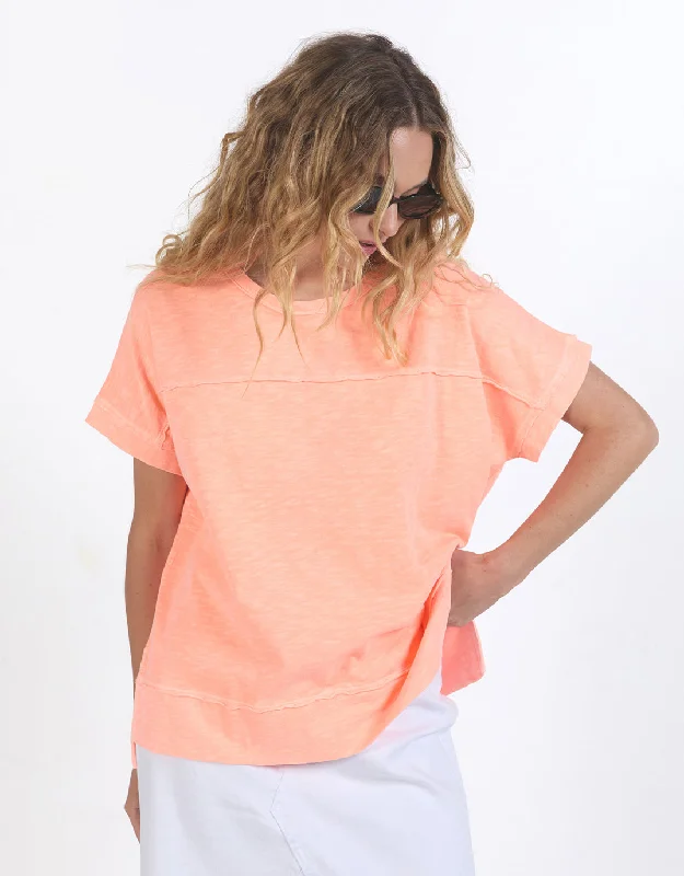 Artist T-ShirtsAllison Tee - Neon Peach