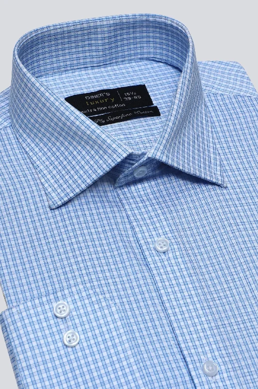 Light Blue Texture Formal ShirtFestival Shirts