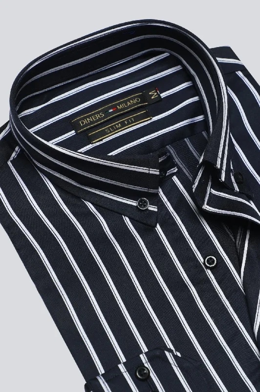 Black Bengal Stripes Casual Milano ShirtHemp Shirts