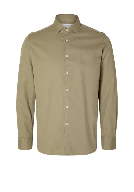 Selected Homme Bond Shirt, VetiverRecycled Fabric Shirts