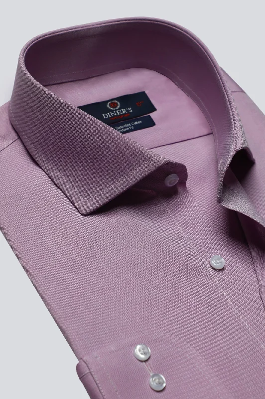 Pink Plain Formal Autograph ShirtCycling Shirts