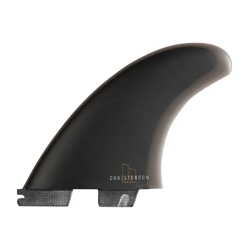 FCS II Christenson PG Tri/Quad Fin Set-Black-Medium