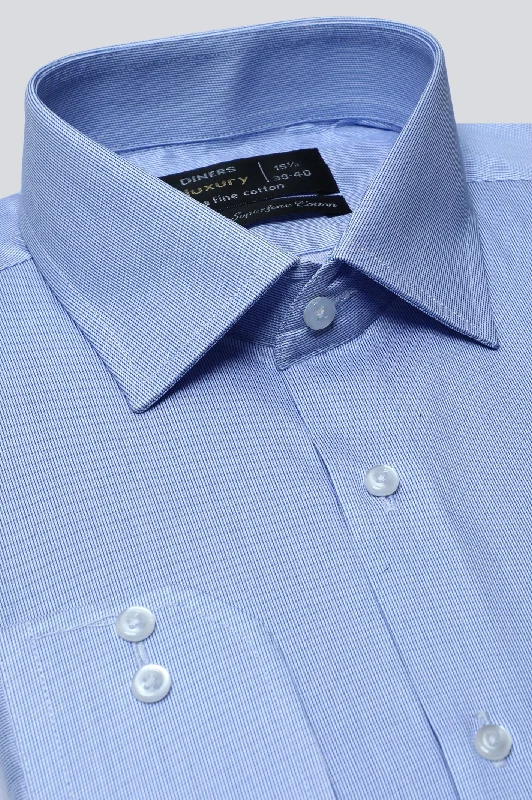 Light Blue Texture Formal ShirtCamping Shirts