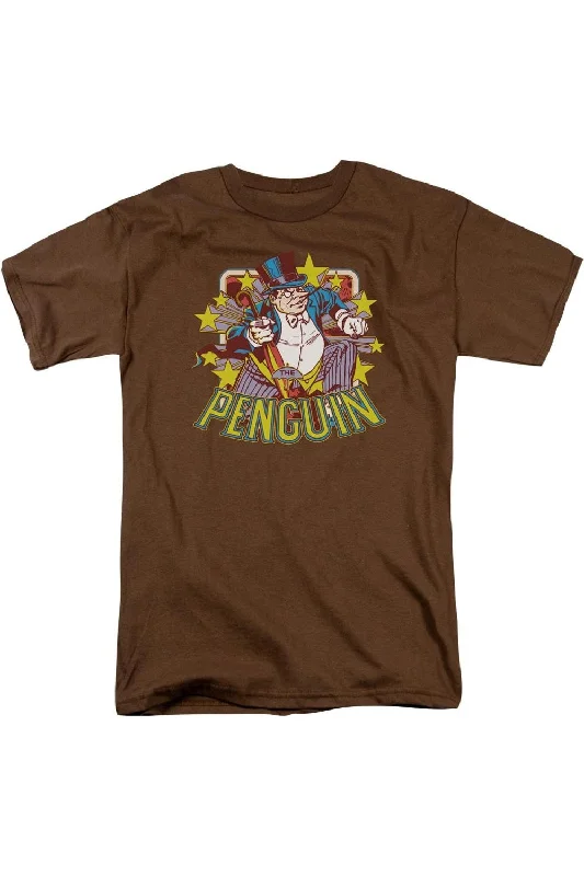 DC Comics Penguin Stars Short Sleeve Adult Tee / T-ShirtRunning Short Sleeve Tops