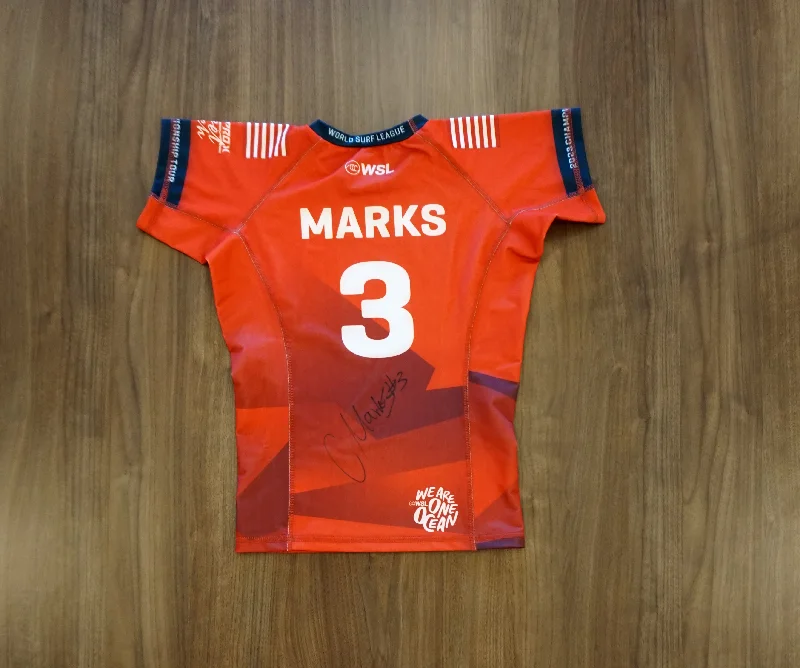 Signed Caroline Marks  Competition Jersey (2023 Hurley Pro Sunset Beach)