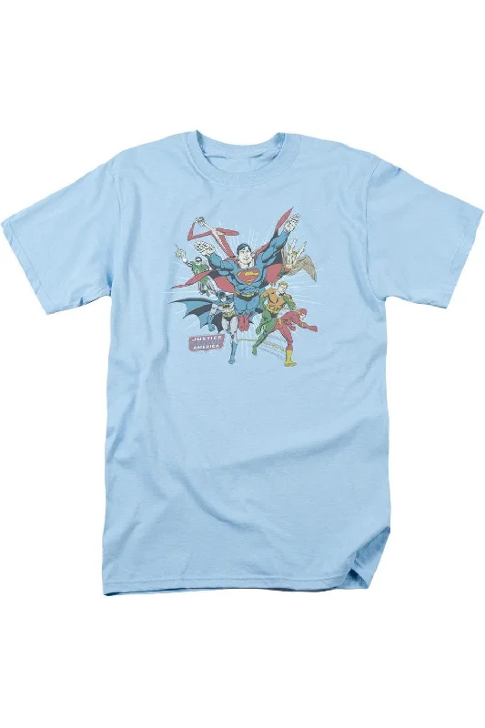 DC Comics Lead The Charge Short Sleeve Adult Tee / T-ShirtSheer Short Sleeve Tops