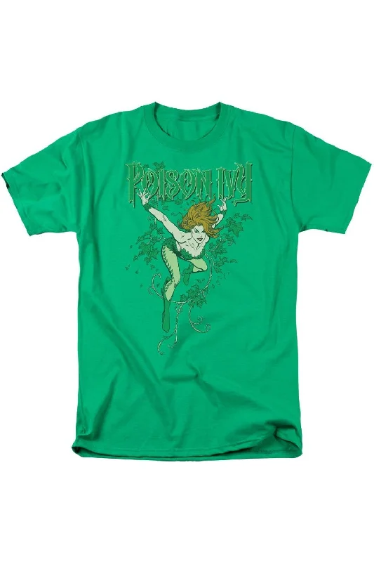 DC Comics Poison Ivy Short Sleeve Adult Tee / T-ShirtRelaxed Fit Short Sleeve Tops