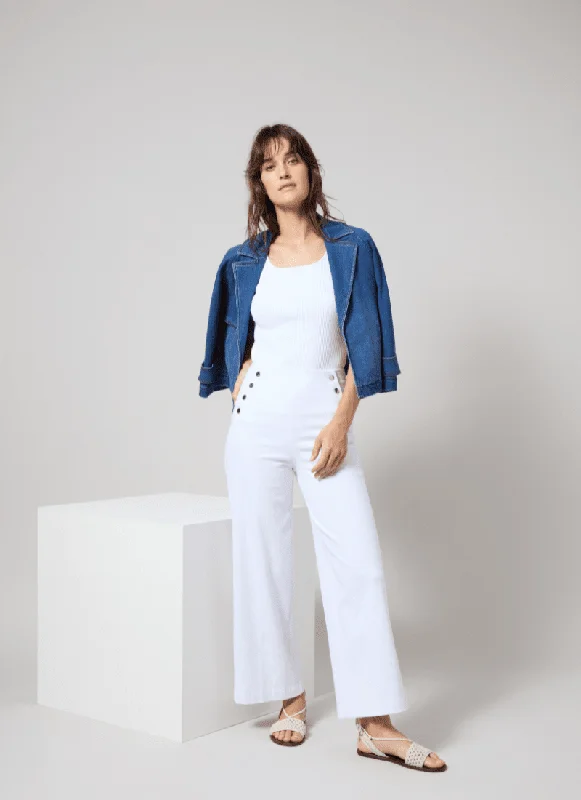 Jeanne Trench, Avril Tank, & Mallory Sailor Denim SetWaterproof tee