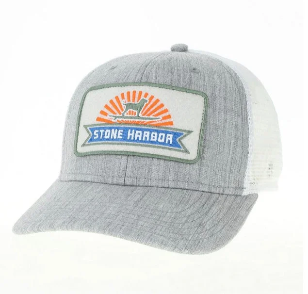 Stone Harbor Grey Mid Pro Snap Back Sunset Surf Dog