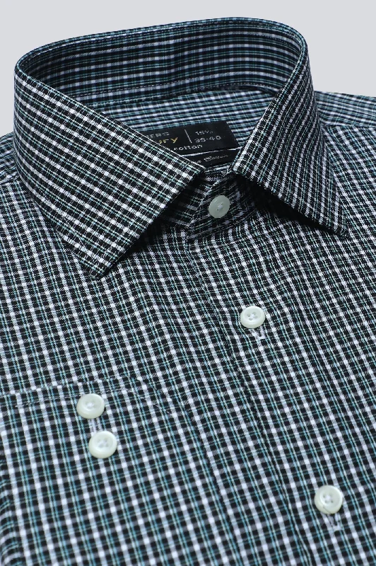 Multicolor Windowpane Check Formal ShirtOutdoor Shirts