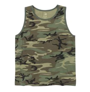 Vintage Woodland Camo Tank TopPerformance singlet