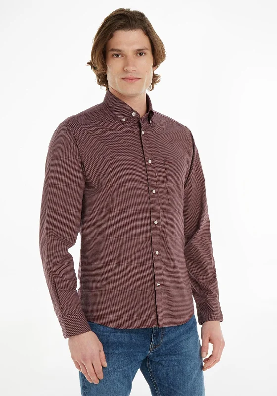 Tommy Hilfiger Houndstooth Print Shirt, Royal BerryHigh-Fashion Shirts