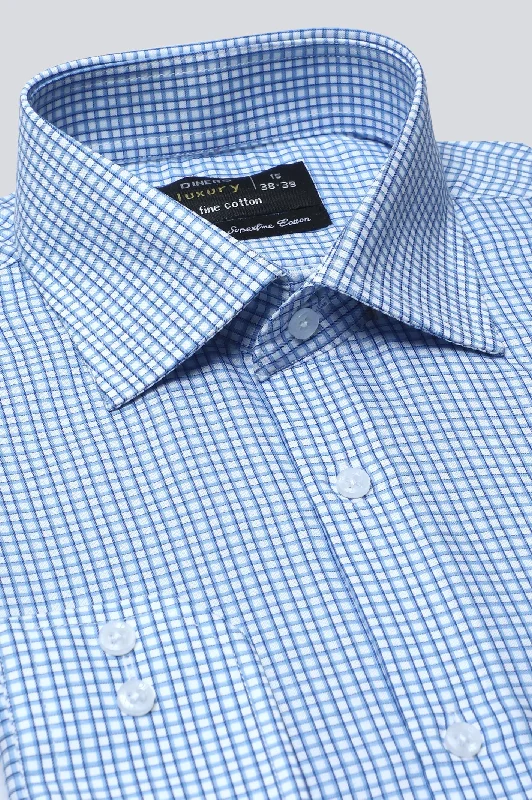 Blue Pin Check Formal ShirtArtist Shirts