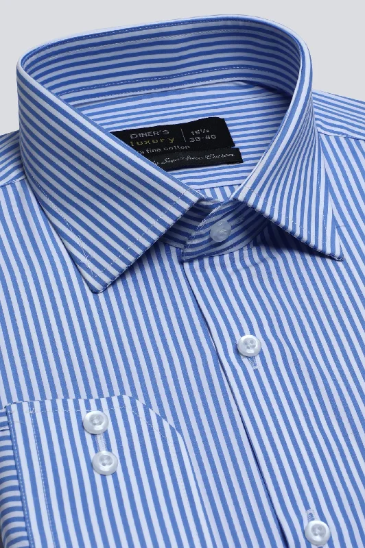 Blue Stripes Formal ShirtPolka Dot Shirts