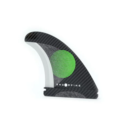 Endorfin KS1 Futures Tri Fin Set-Black/Green-Small