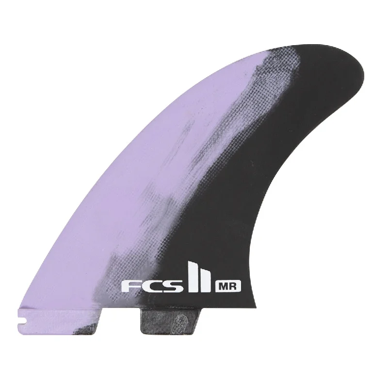 FCS MR PC Twin + Stabiliser Fin Set-Lavender/Black-X-Large