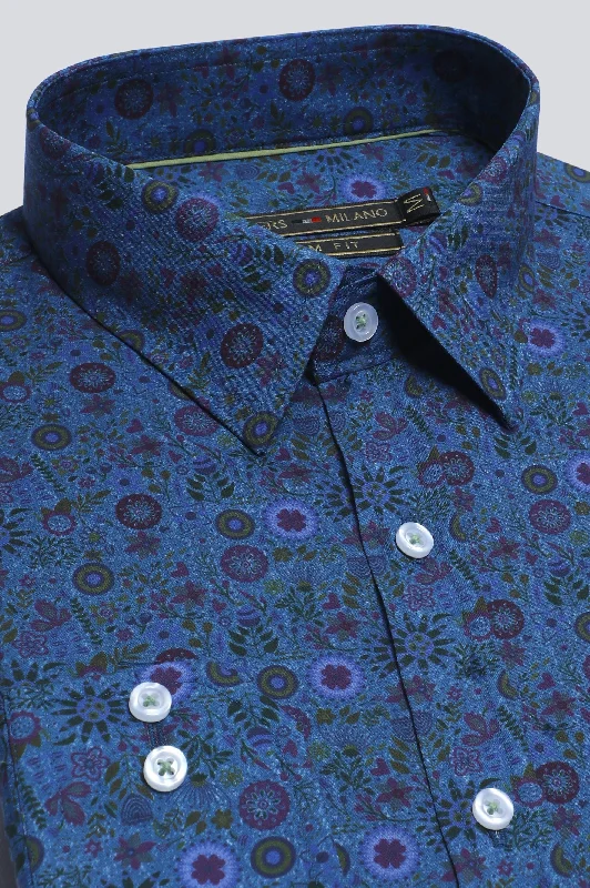 Multicolor Printed Casual Milano ShirtRunning Shirts