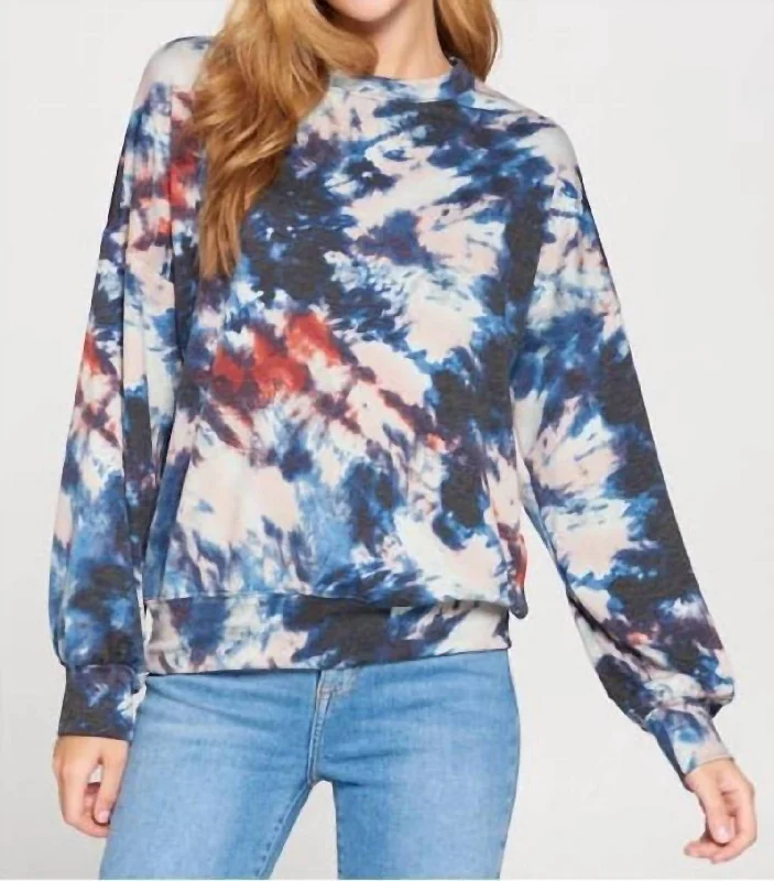 Crew Neck Sweatshirt In Tie DyeCrewneckgadget