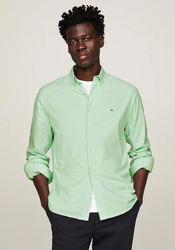 Tommy Hilfiger 1985 Flex Oxford Shirt, Seagrass MintEmbellished Shirts