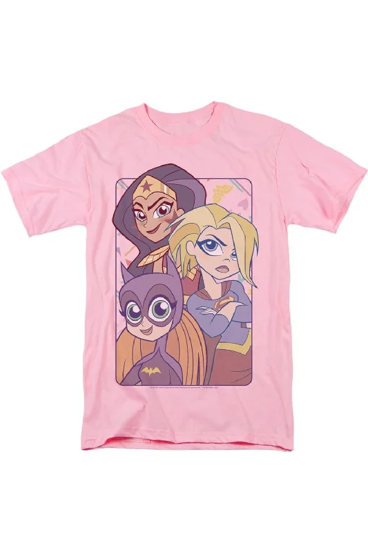 DC Comics Superhero Girls Dont Box Us In Short Sleeve Adult Tee / T-ShirtGym Short Sleeve Tops