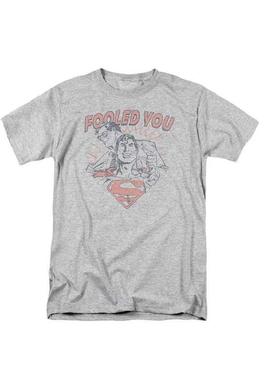 DC Comics Fooled You Short Sleeve Adult Tee / T-ShirtMesh Short Sleeve Tops