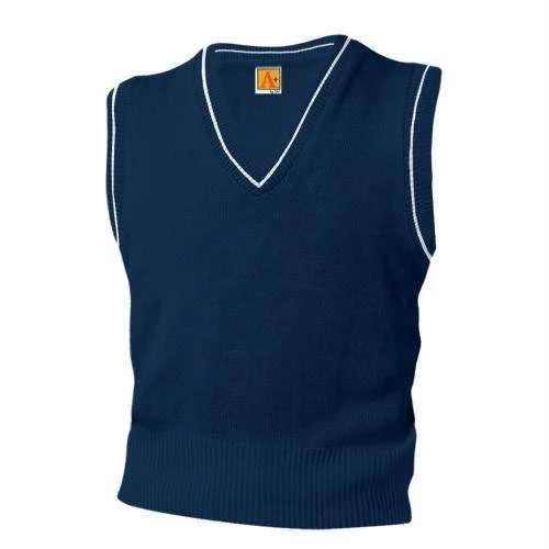 VNeckTopZenithV-Neck Pullover Varsity Sweater Vest Childrens And Ad