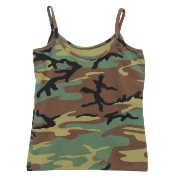 Woodland Camo "Booty Camp" Booty Shorts & Tank TopRunning vest