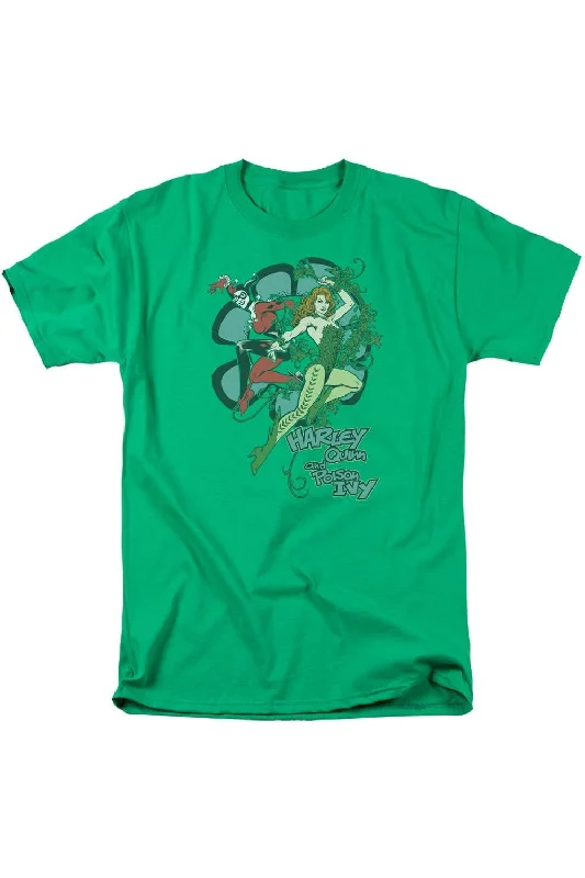 DC Comics Harley And Ivy Short Sleeve Adult Tee / T-ShirtPolyester Short Sleeve Tops