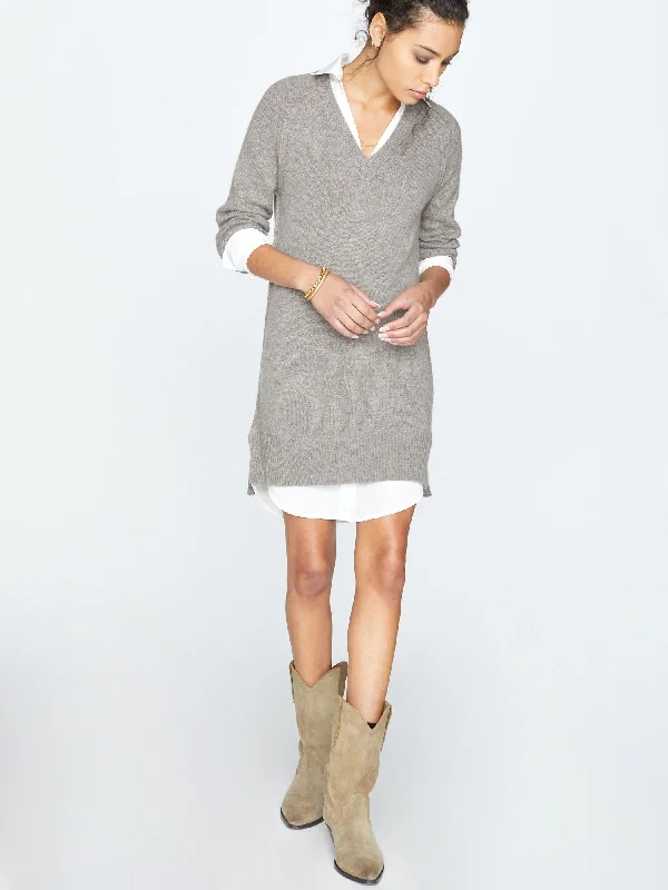 VNeckTopMesaThe Looker Layered V-Neck Dress