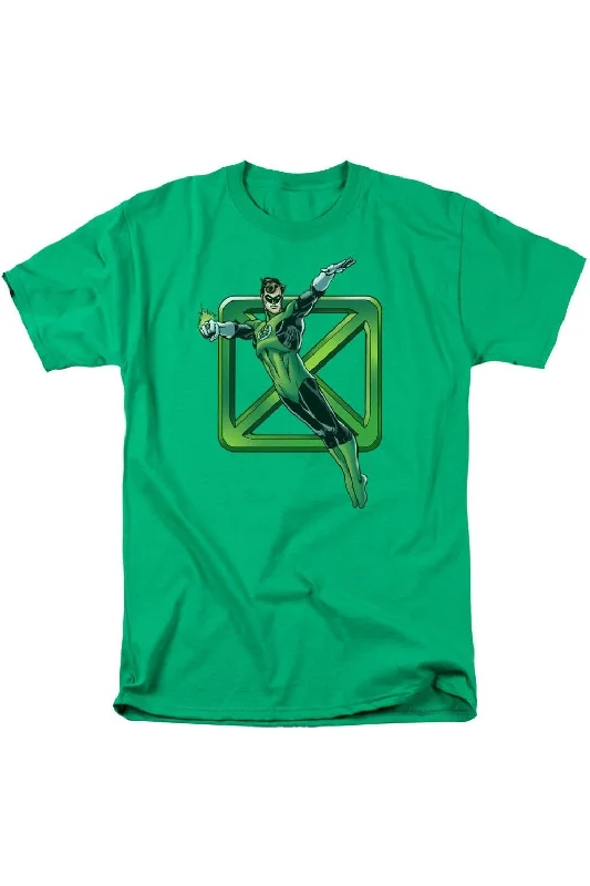 DC Comics Green Cross Short Sleeve Adult Tee / T-ShirtVintage Short Sleeve Tops