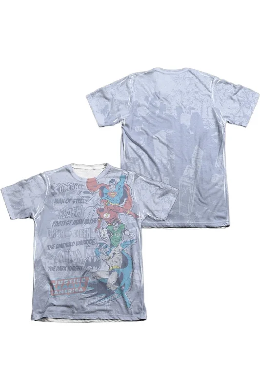 DC Comics Good Guys (Front/Back Print) Adult 65/35 Poly/Cotton Short Sleeve Tee / T-ShirtPolyester Short Sleeve Tops