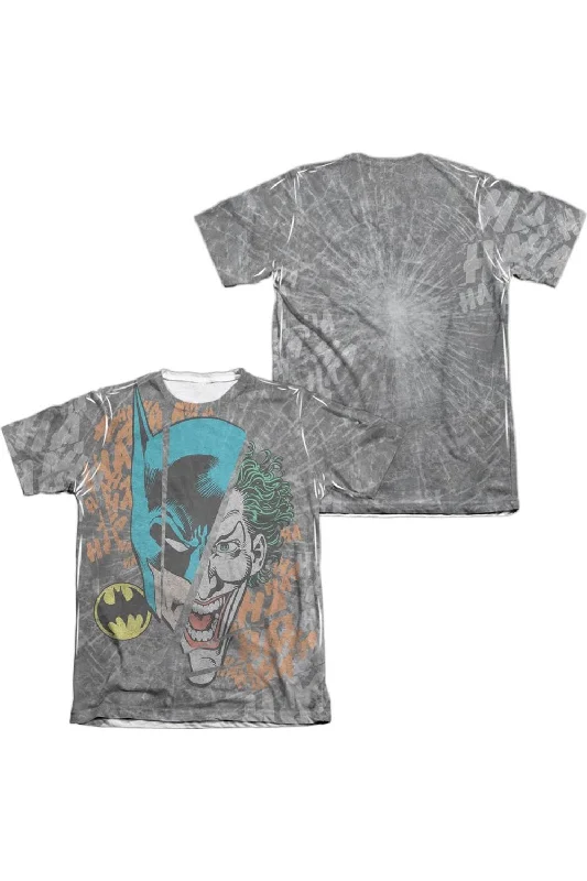 DC Comics Broken Visage (Front/Back Print) Adult 65/35 Poly/Cotton Short Sleeve Tee / T-ShirtScoop Neck Short Sleeve Tops