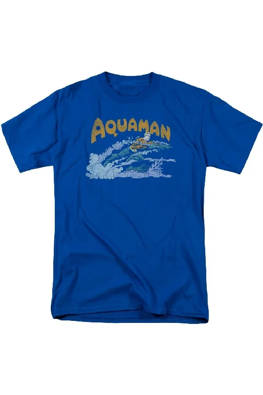 DC Comics Aquaman Swim Short Sleeve Adult Tee / T-ShirtSleep Short Sleeve Tops