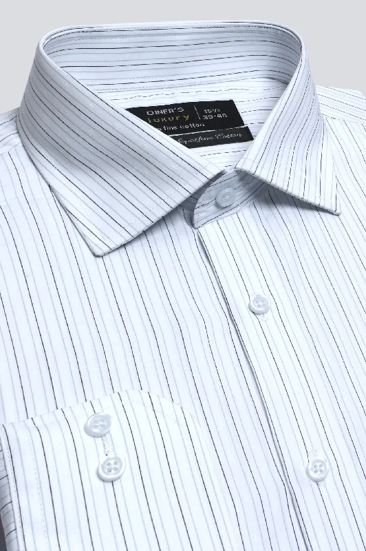 Multicolor Pin Stripes Formal ShirtRecycled Fabric Shirts