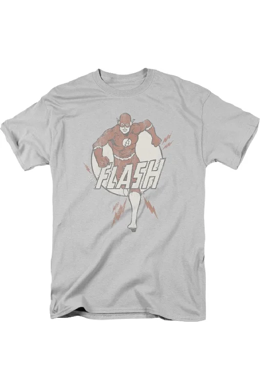 DC Comics Flash Lightning Fast Short Sleeve Adult Tee / T-ShirtColorblock Short Sleeve Tops