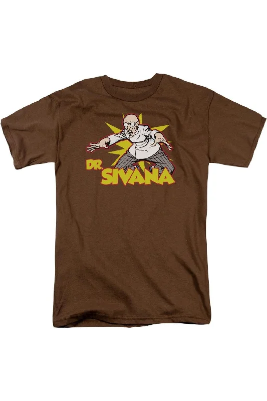 DC Comics Dr Sivana Short Sleeve Adult Tee / T-ShirtVintage Short Sleeve Tops