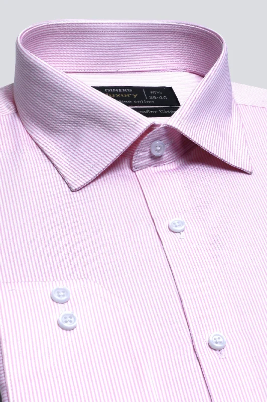 Pink Pin Stripes Formal ShirtSheer Shirts