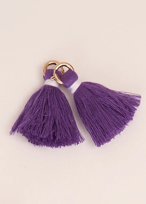 Purple Game Day Tassel Set