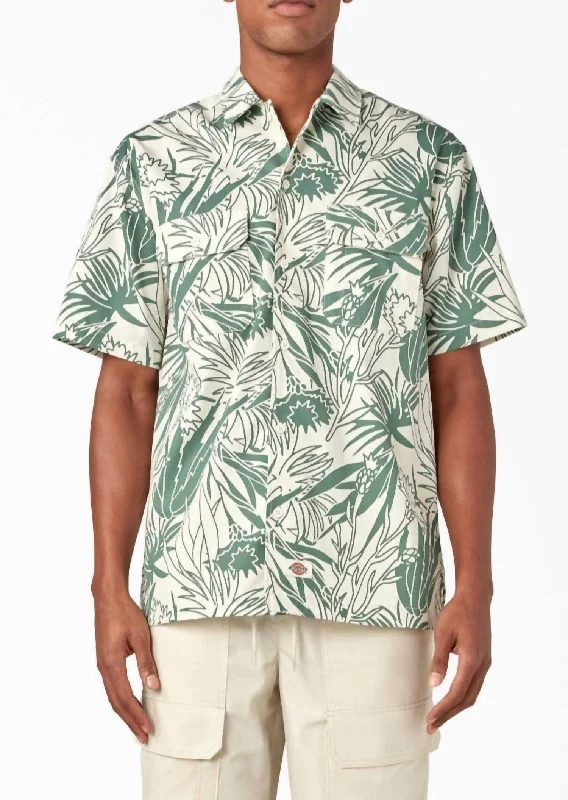 Max Meadows Short Sleeve Seasonal Shirt In Desert Flower All Over-CloudHunting Short Sleeve Tops