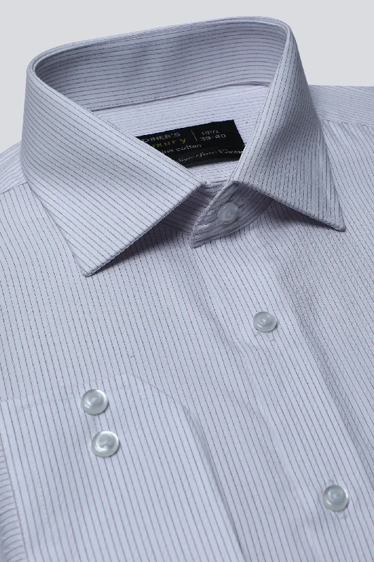 Purple Stripe Formal ShirtRetro Shirts