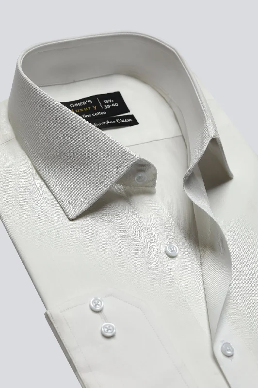 White Plain Formal ShirtPunk Shirts