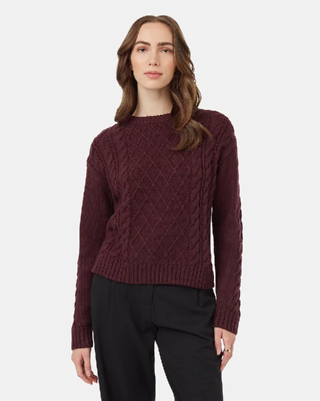 Highline Wool Cable CrewCrewneckmovement